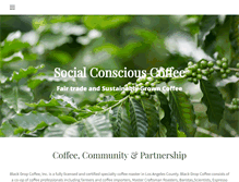 Tablet Screenshot of blackdropcoffee.com